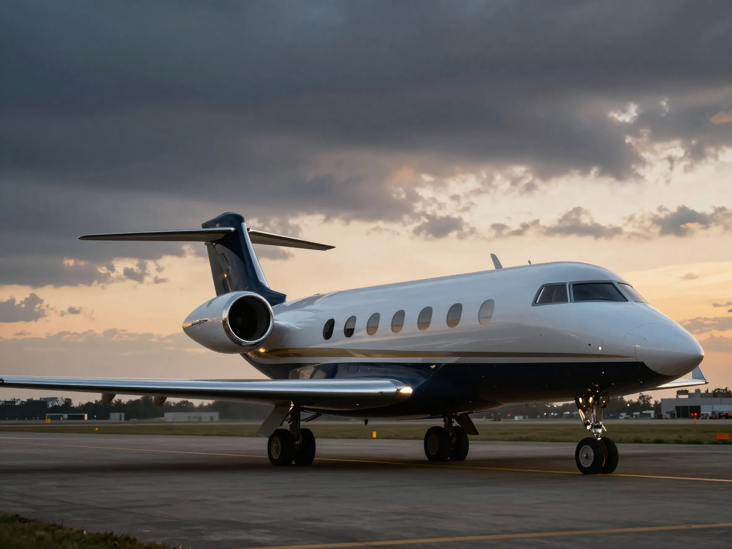 Large cabin jet aircraft